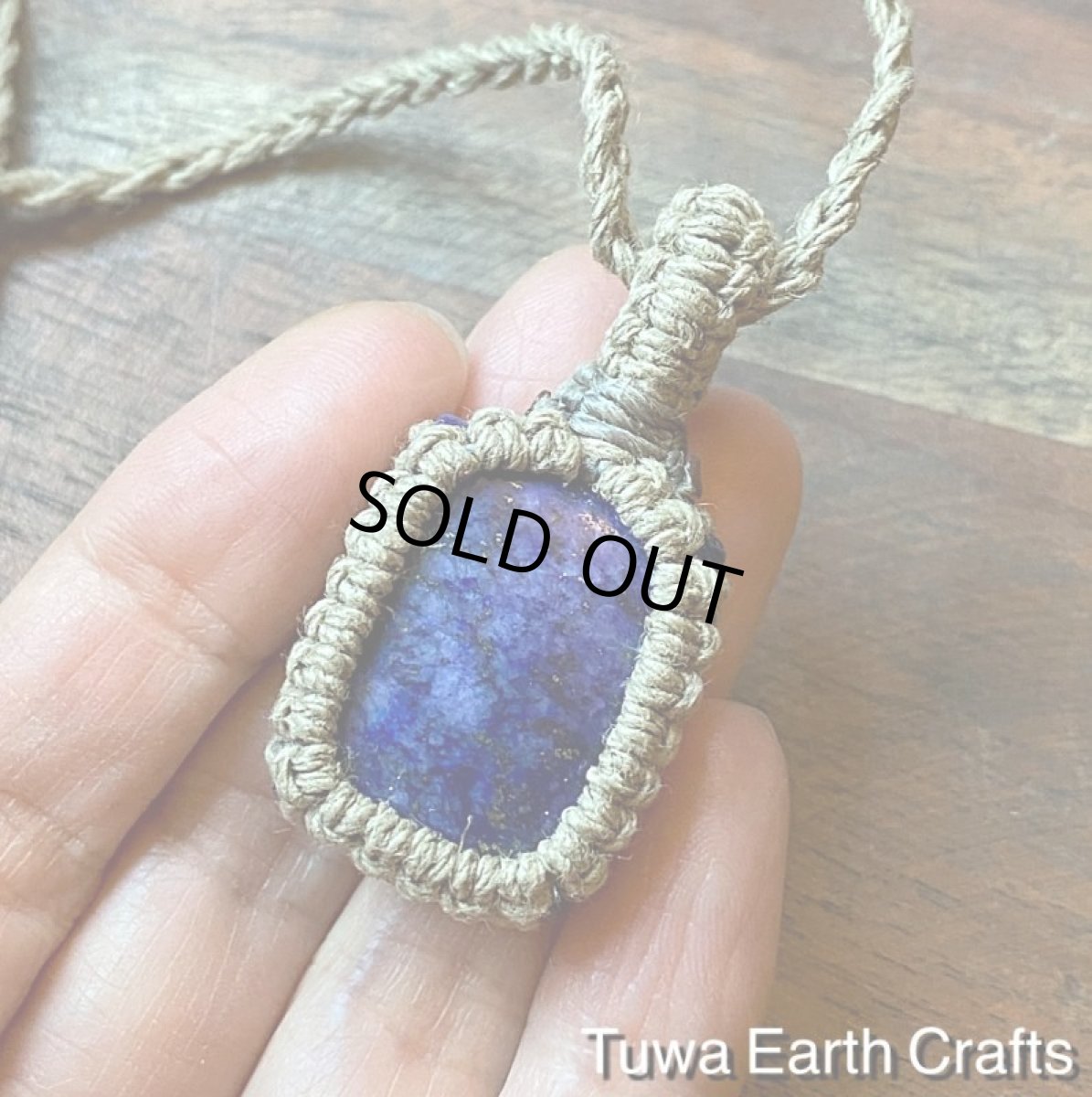 画像4: キラキラ星空色【厄除け・邪気払い・開運・受験お守り】高品質ラピスラズリ（アフガニスタン産）ペンダント ネックレス ヘンプ麻紐 マクラメ シンプル パワーストーン天然石アクセサリー合格祈願ナチュラル天然素材ジュエリー (4)