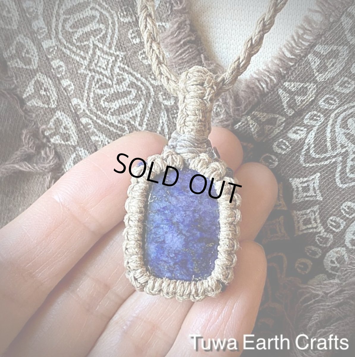 画像6: キラキラ星空色【厄除け・邪気払い・開運・受験お守り】高品質ラピスラズリ（アフガニスタン産）ペンダント ネックレス ヘンプ麻紐 マクラメ シンプル パワーストーン天然石アクセサリー合格祈願ナチュラル天然素材ジュエリー (6)