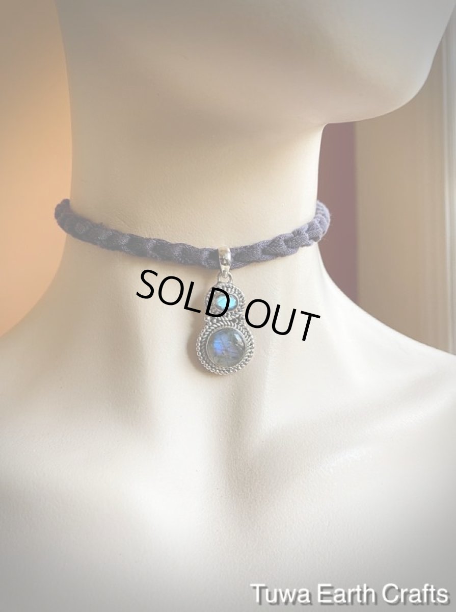 画像7: アウトレット♪【夢の実現をサポート】 神秘的ブルー高品質ラブラドライト ペンダントトップ*天然石パワーストーンお守りアクセサリー ヒーリングジュエリー (7)