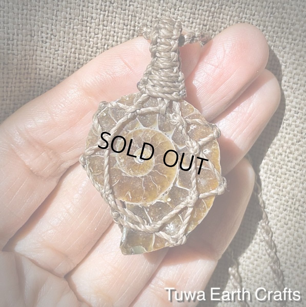 画像7: 【開運・生命力アップ・癒し】太古の昔からの贈り物♪ アンモナイト化石シンプルネックレス*天然石お守りネックレス ヒーリングジュエリー マクラメアクセサリー (7)