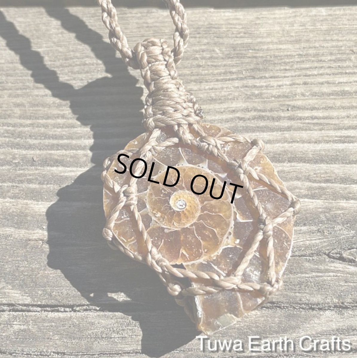 画像4: 【開運・生命力アップ・癒し】太古の昔からの贈り物♪ アンモナイト化石シンプルネックレス*天然石お守りネックレス ヒーリングジュエリー マクラメアクセサリー (4)