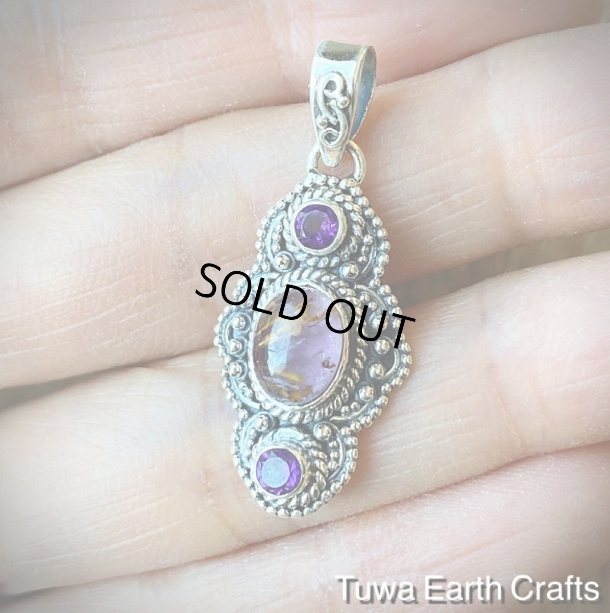 画像4: 【運気アップ・ヒーリング】1点物 高品質スーパーセブン/セイクリッドセブン（カコクセナイトinアメジスト）＆きらきらアメジスト ペンダントトップ★ヒーリングストーンお守りジュエリー天然石パワーストーンアクセサリー (4)