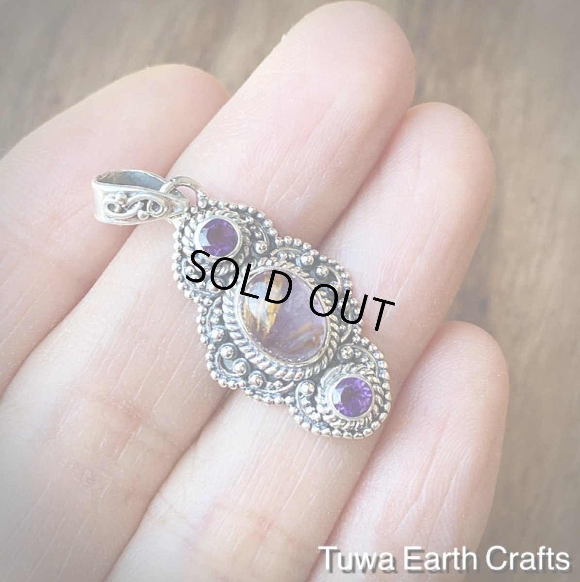 画像6: 【運気アップ・ヒーリング】1点物 高品質スーパーセブン/セイクリッドセブン（カコクセナイトinアメジスト）＆きらきらアメジスト ペンダントトップ★ヒーリングストーンお守りジュエリー天然石パワーストーンアクセサリー (6)