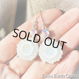 邪気払い・自然界との交信】高品質ソーラークォーツ水晶＆ブルー