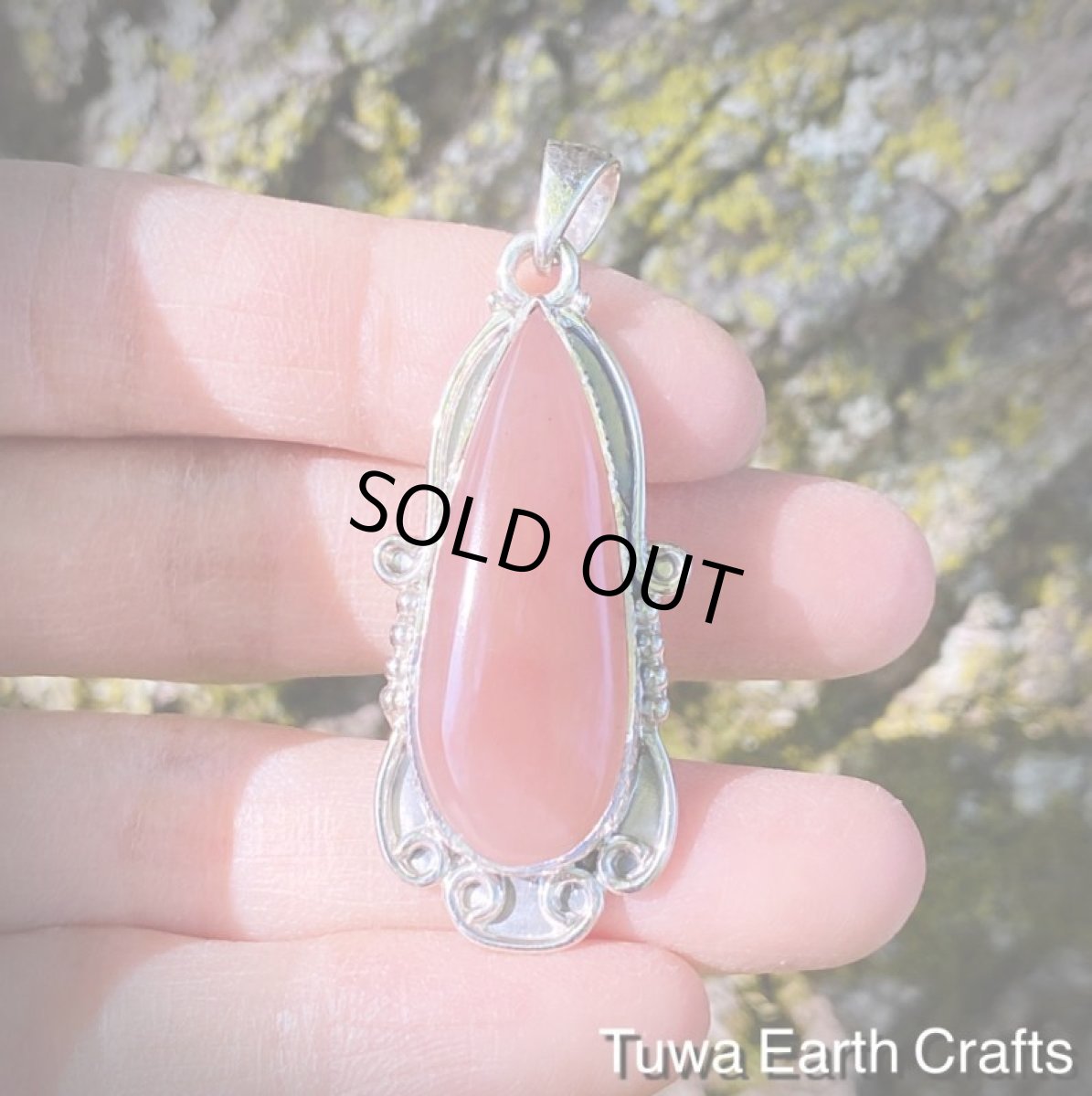 画像5: 【縁結び・人脈運アップ・精神安定】1点物大ぶり高品質グァバクォーツ ペンダントトップ★パワーストーン天然石ヒーリングストーンお守りアクセサリー　恋愛運アップ (5)