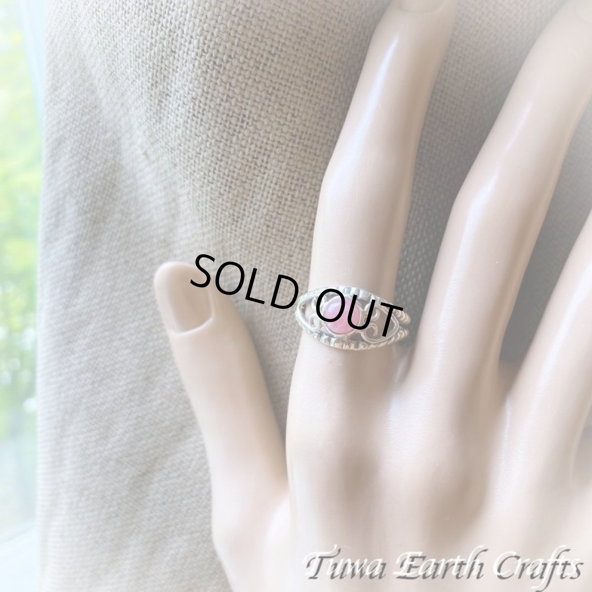 画像15: 【ヒーリング・美的感覚アップ】高品質インカローズ ロードクロサイト指輪 リング 16号  スターリングシルバー天然石パワーストーン　アクセサリー　ヒーリングお守りジュエリー (15)