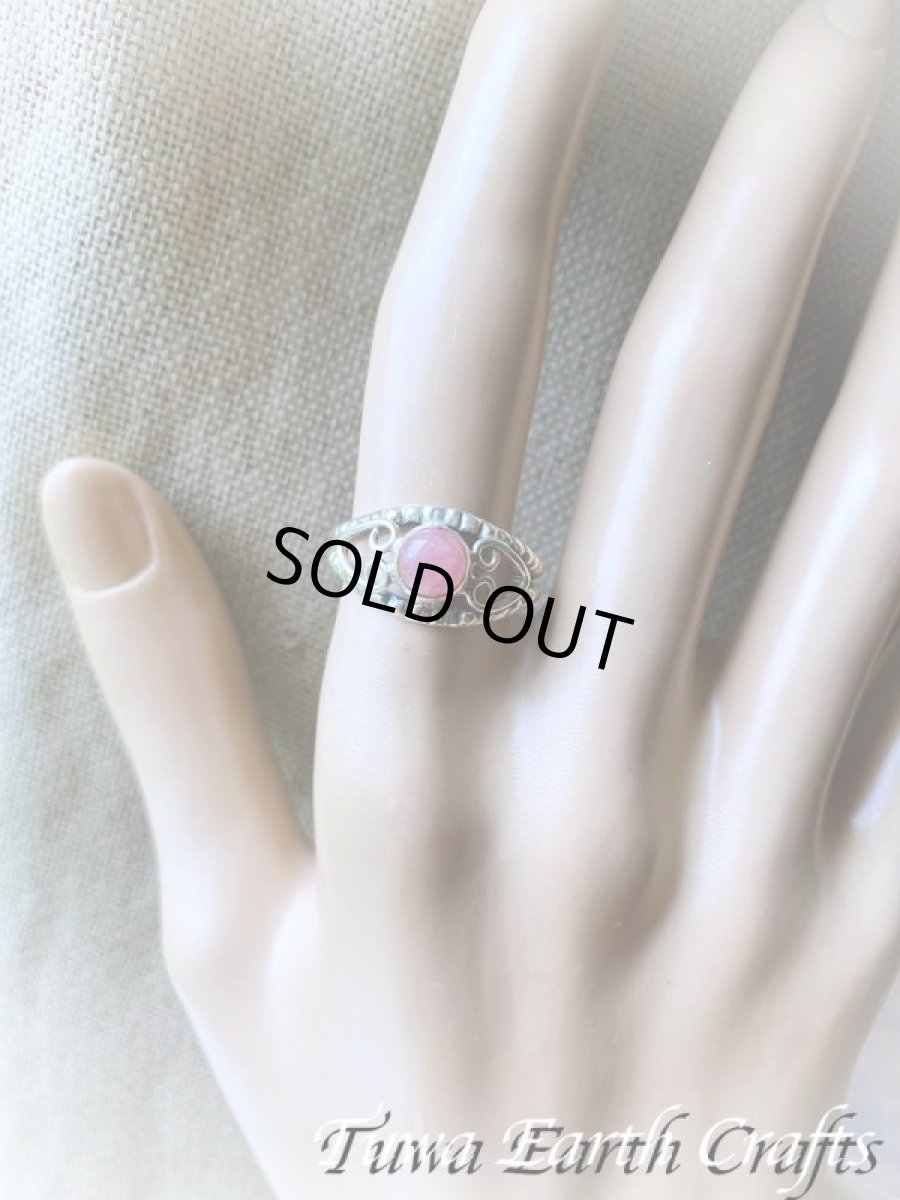 画像14: 【ヒーリング・美的感覚アップ】高品質インカローズ ロードクロサイト指輪 リング 16号  スターリングシルバー天然石パワーストーン　アクセサリー　ヒーリングお守りジュエリー (14)