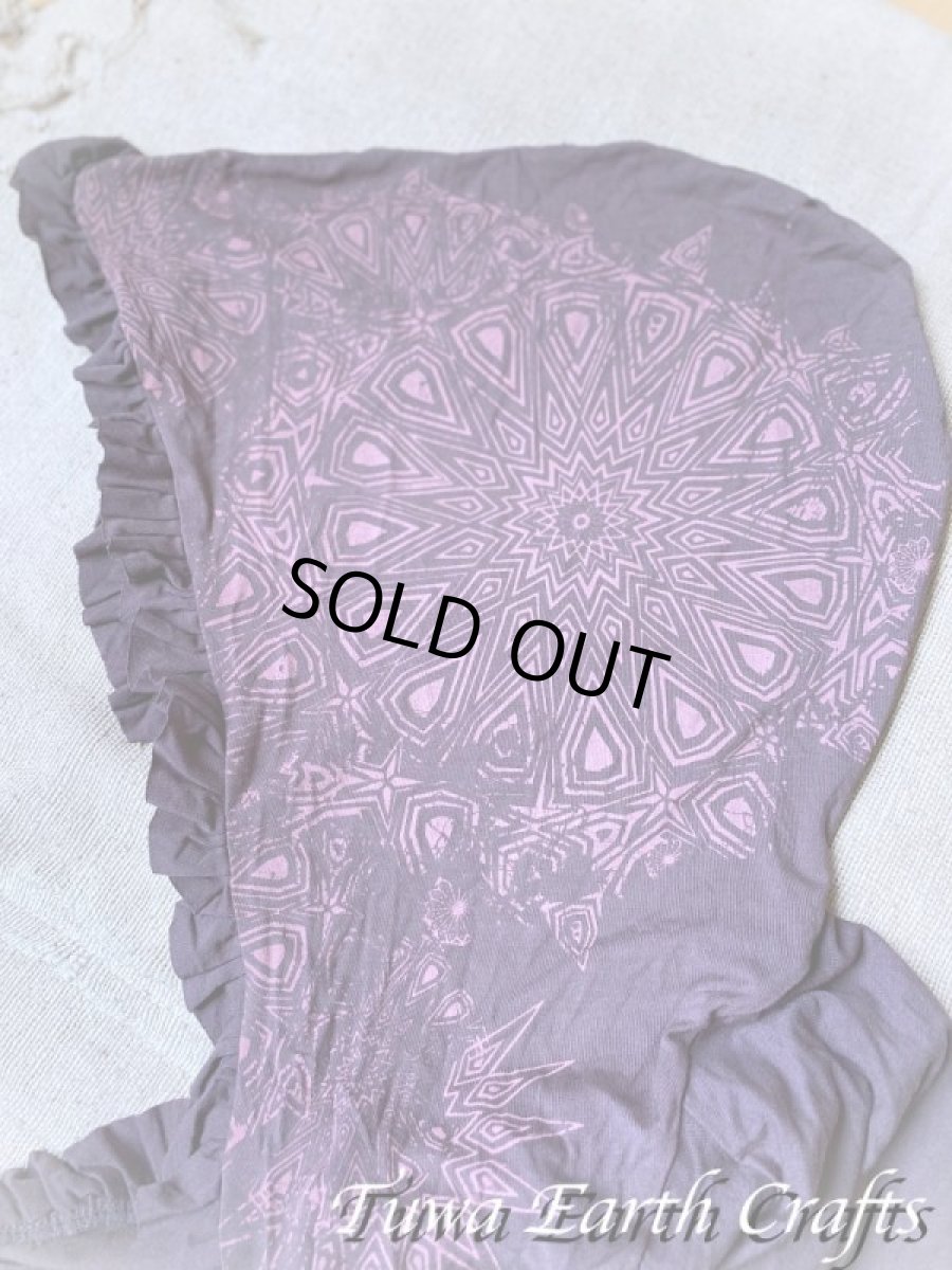 画像28: カナダ発ブランド Sati Creation  フード付きボレロ/フーディー カーディガン スーフィー曼荼羅プリント入り*フェアトレード*ヨガ*ダンスウェア*フェスティバル*ウェディング (28)