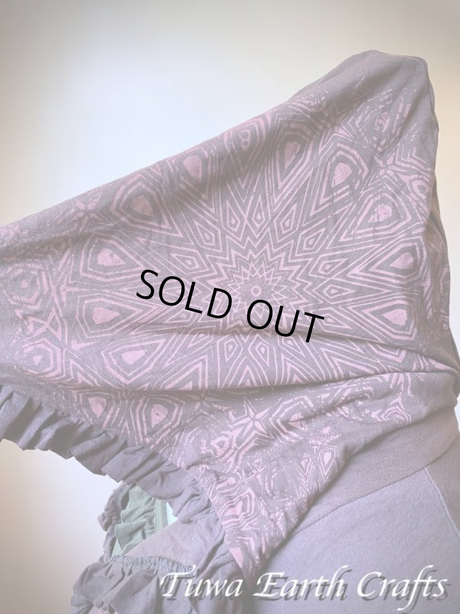 画像24: カナダ発ブランド Sati Creation  フード付きボレロ/フーディー カーディガン スーフィー曼荼羅プリント入り*フェアトレード*ヨガ*ダンスウェア*フェスティバル*ウェディング (24)