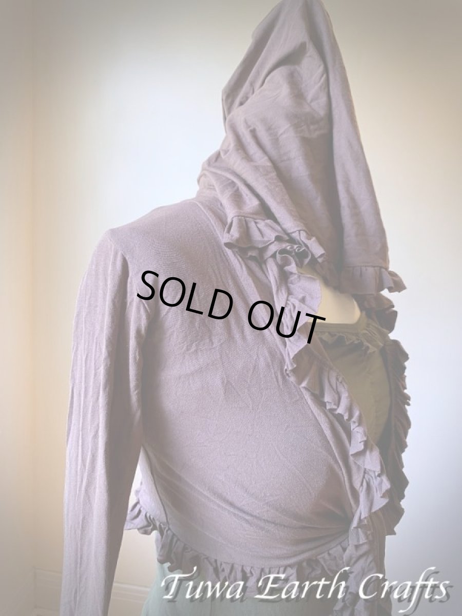 画像23: カナダ発ブランド Sati Creation  フード付きボレロ/フーディー カーディガン スーフィー曼荼羅プリント入り*フェアトレード*ヨガ*ダンスウェア*フェスティバル*ウェディング (23)