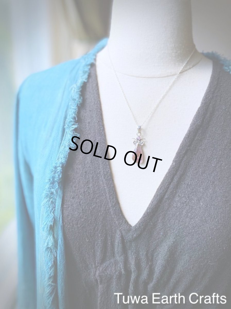 画像20: 虹入り🌈✨【運気アップ・ヒーリング】高品質スーパーセブン/セイクリッドセブン（カコクセナイトinアメジスト）ペンダントトップ with 宝石質きらきらアメジスト★1点ものヒーリングストーンお守りジュエリー天然石パワーストーンアクセサリー (20)