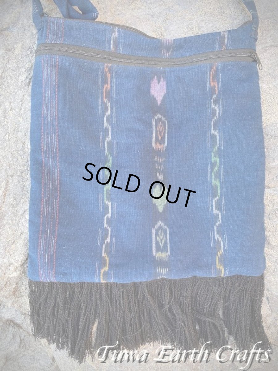 画像17: メキシコより♪ リバーシブル♪ 手刺繍 手織り フリンジショルダーバッグ 1点もの ハンドメイド 手仕事 ハンドクラフト エスニック ファッション ヒッピー  (17)