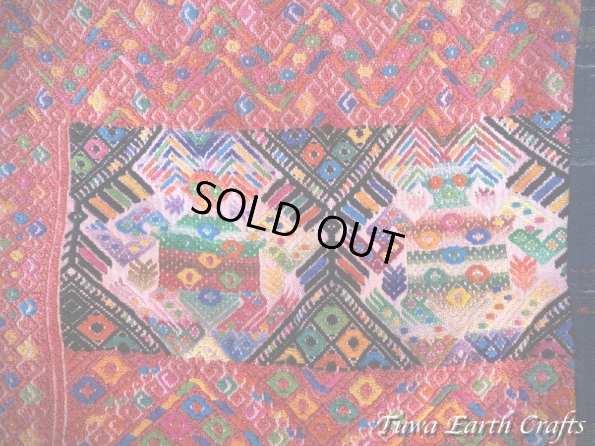 画像11: メキシコより♪ リバーシブル♪ 手刺繍 手織り フリンジショルダーバッグ 1点もの ハンドメイド 手仕事 ハンドクラフト エスニック ファッション ヒッピー  (11)