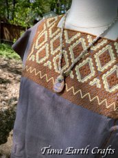 画像3: メキシコより♪ 1点もの手織り・手縫い シャツ 手仕事 ハンドメイド ハンドクラフト エスニック ファッション ウィピル ララインサール 貫頭衣 民族服 民族衣装 フェアトレード エシカル (3)