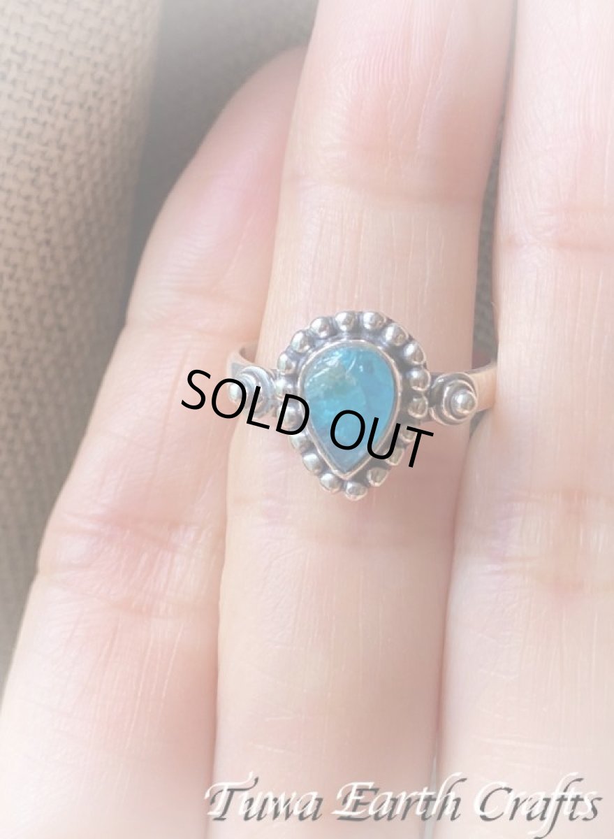 画像19: 【モチベーションUP・意志の強化】高品質 ネオンブルーアパタイト原石シルバーリング 指輪13号 ヒーリング天然石パワーストーンアクセサリー スピリチュアルお守りジュエリー (19)