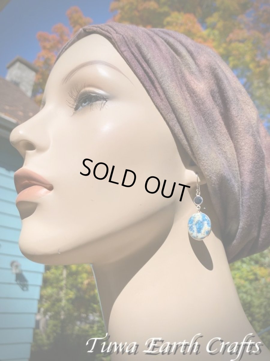 画像5: 【ヒーリング・グラウンディング】高品質 K2ストーン ピアス with 宝石質ロンドンブルートパーズ★天然石パワーストーン　ヒーリングクリスタルジュエリー　お守りアクセサリー (5)