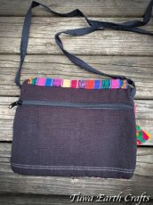 画像7: メキシコより♪ 手刺繍 ポシェット・バッグ 1点もの ハンドメイド 手仕事 ハンドクラフト エスニック ファッション (7)