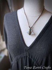 画像21: 高品質 ダブルポイント両剣水晶 ネックレス ペンダント＊ヒマラヤクリスタル ダブルターミネーション ダブルターミネーテッドクォーツ 1点ものハンドメイド マクラメ編みアクセサリー　天然石パワーストーンお守りジェリー　ヒーリング (21)