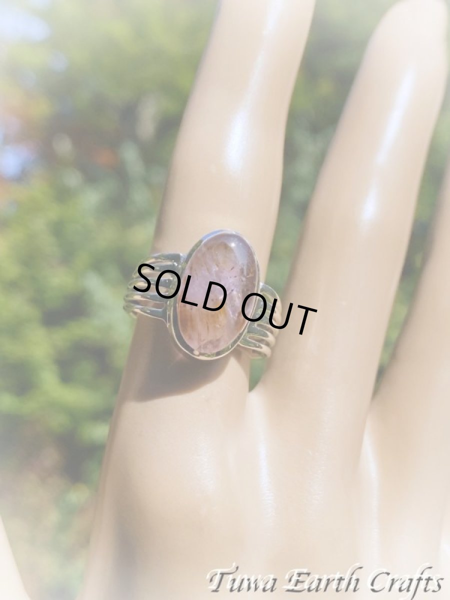 画像19: 【運気・金運アップ・ヒーリング】大ぶり高品質スーパーセブン/セイクリッドセブン 指輪リング 15号★天然石パワーストーンアクセサリー スピリチュアル ヒーリングお守りジュエリー (19)