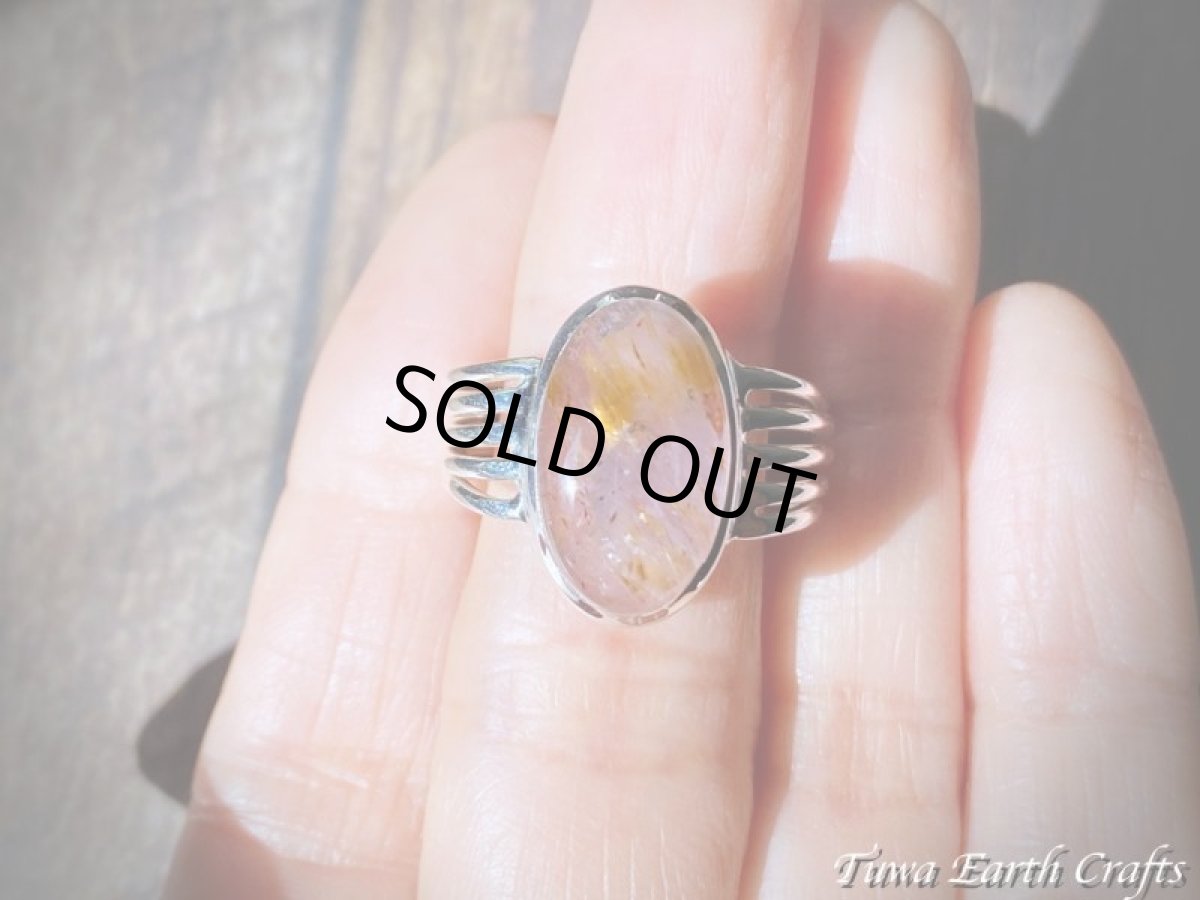 画像7: 【運気・金運アップ・ヒーリング】大ぶり高品質スーパーセブン/セイクリッドセブン 指輪リング 15号★天然石パワーストーンアクセサリー スピリチュアル ヒーリングお守りジュエリー (7)