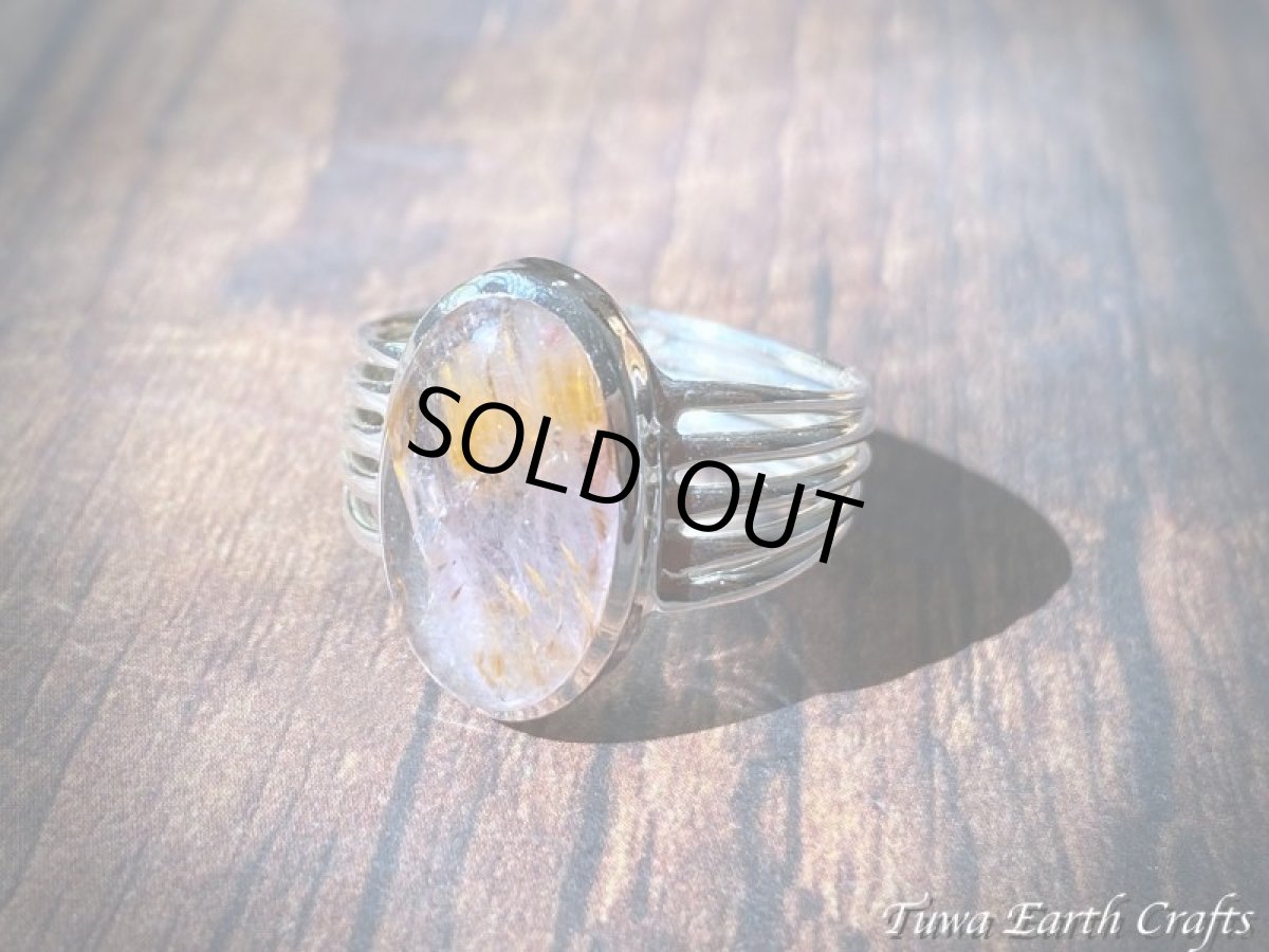 画像4: 【運気・金運アップ・ヒーリング】大ぶり高品質スーパーセブン/セイクリッドセブン 指輪リング 15号★天然石パワーストーンアクセサリー スピリチュアル ヒーリングお守りジュエリー (4)