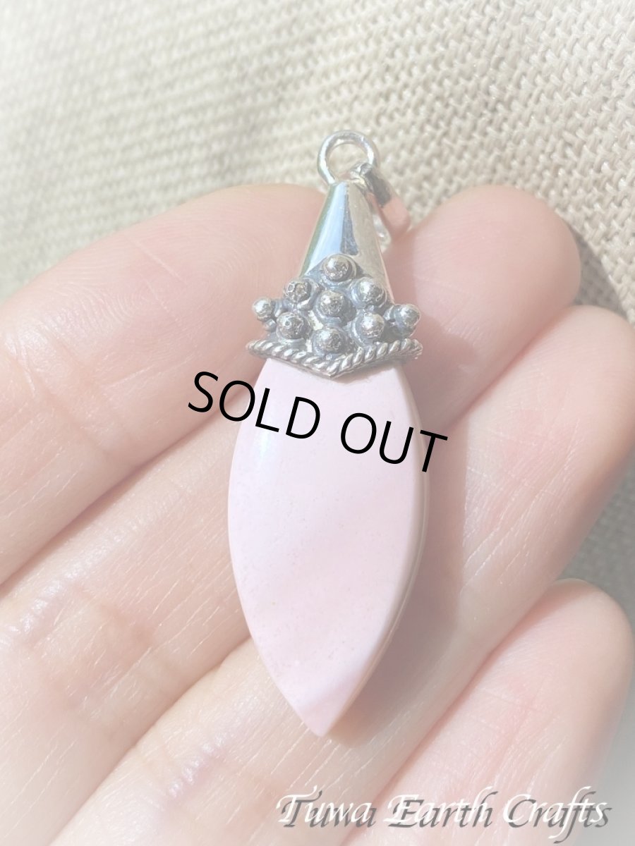 画像10: 【女性性の向上・創造力UP】高品質ピンクオパール ペンダントトップ★１点もの 天然石パワーストーンお守りアクセサリー ヒーリングジュエリー スピリチュアル (10)