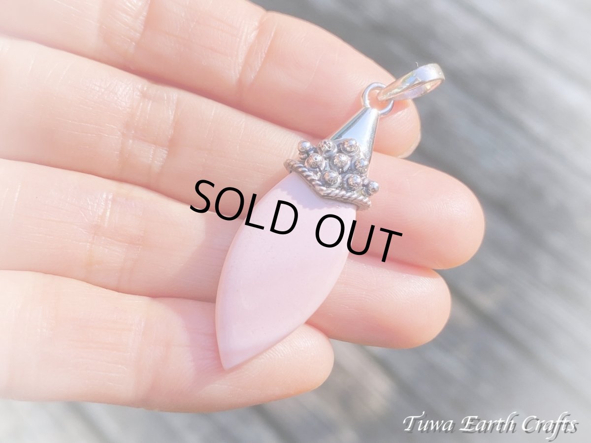 画像20: 【女性性の向上・創造力UP】高品質ピンクオパール ペンダントトップ★１点もの 天然石パワーストーンお守りアクセサリー ヒーリングジュエリー スピリチュアル (20)