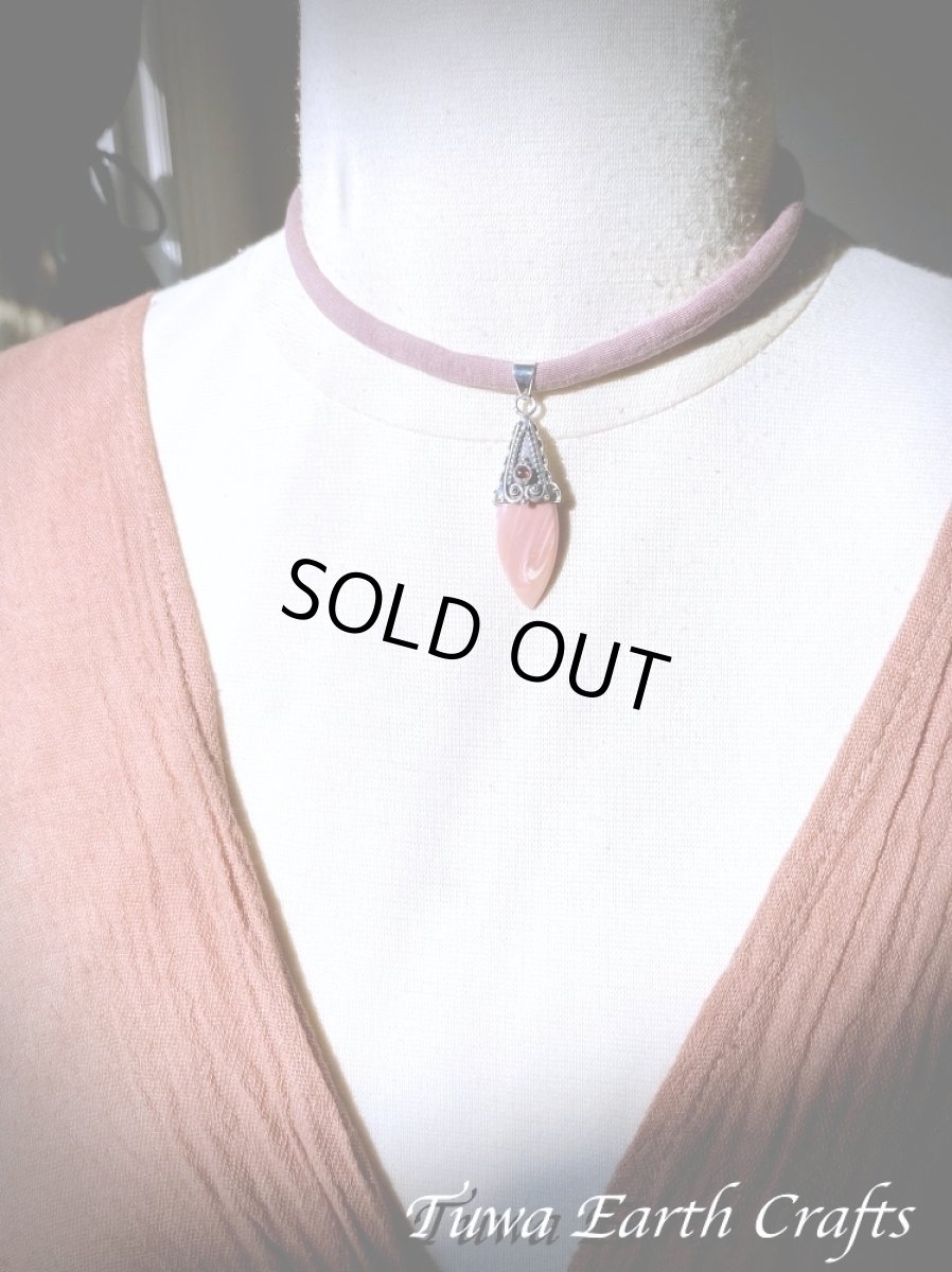 画像6: 【女性性の向上・創造力UP】高品質ピンクオパール ペンダントトップ with ガーネット★１点もの 天然石パワーストーンお守りアクセサリー ヒーリングジュエリー スピリチュアル (6)
