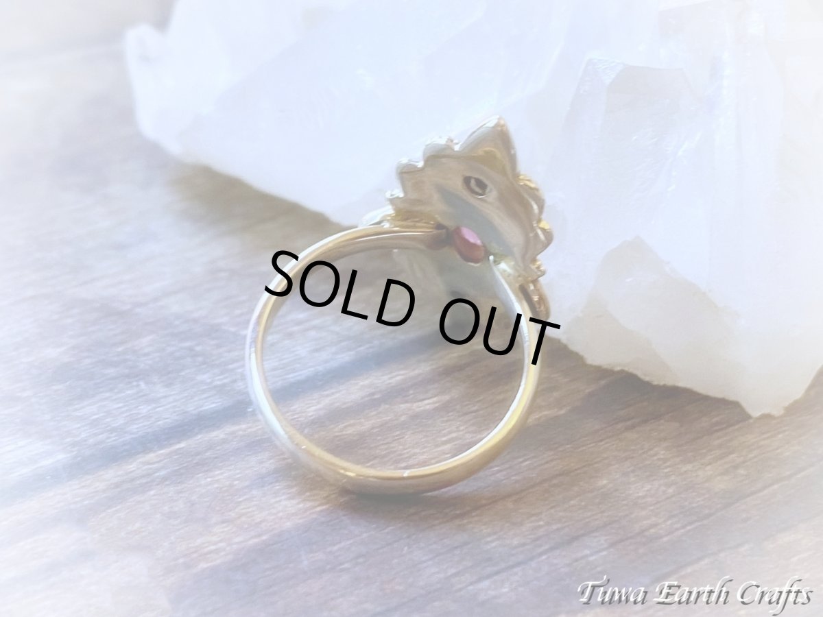 画像21: 【自信・積極性アップ】高品質ピンクトルマリン リング with ガーネット 指輪 15号 ルベライト★エスニック スターリングシルバー天然石パワーストーン アクセサリー ヒーリングストーン　ジュエリー　10月誕生石  (21)