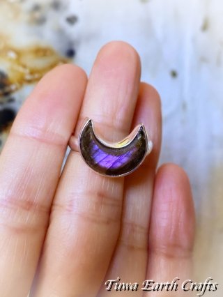 天然石リング - Tuwa Earth Crafts