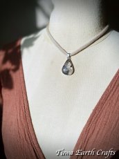 画像15: 【健康運アップ・厄除けお守り・浄化】大ぶり♪ 高品質ブラックトルマリンインクォーツ ペンダントトップ★パワーストーン天然石ハンドメイドアクセサリー スターリングシルバー ヒーリング スピリチュアル お守り　電磁波対策　積極性向上 (15)