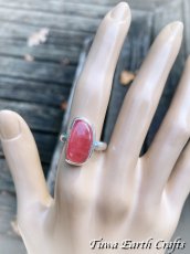 画像13: 【ヒーリング・美的感覚アップ】高品質インカローズ ロードクロサイト指輪 リング 18号  スターリングシルバー天然石パワーストーン　アクセサリー　ヒーリングお守りジュエリー　スピリチュアル　7月誕生石 (13)