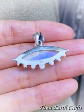画像28: 【直感力アップ・潜在能力を引き出す】高品質レインボームーンストーン ペンダントトップ＊ヒーリングストーン ジュエリー天然石アクセサリー スピリチュアル 恋愛成就お守り (28)