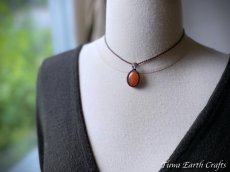 画像10: 【やる気・モチベーション・行動力アップ】高品質カーネリアン ペンダント/ネックレス*シンプル＆ナチュラル＊チャクラストーン 天然石パワーストーンお守りヒーリングジュエリー ハンドメイド 1点もの マクラメ編みアクセサリー (10)