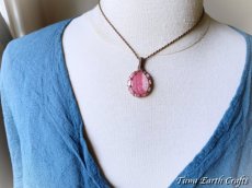 画像12: 【ヒーリング・美的感覚アップ】高品質インカローズ天然石ペンダント/ネックレス ロードクロサイト*シンプル ハンドメイド 1点もの パワーストーン天然石ヒーリングストーン マクラメ編みアクセサリー　金属アレルギー対応　スピリチュアル　お守り (12)