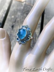 画像6: 【富・幸福のシンボル】高品質大ぶり天然アクアマリン（ブラジル産）リング 12号 指輪 1点もの 天然石 ヒーリングストーンアクセサリー 3月誕生石　シルバージュエリー　 (6)