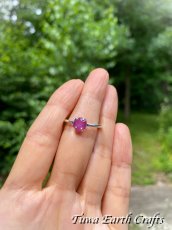 画像13: 【縁起を呼ぶ六角形・行動力・生命力UP】高品質  天然ルビー指輪リング 13号*1点もの天然石パワーストーンアクセサリー シルバーお守りジュエリー ヘキサゴン スタールビー (13)