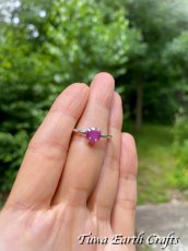 画像12: 【縁起を呼ぶ六角形・行動力・生命力UP】高品質  天然ルビー指輪リング 13号*1点もの天然石パワーストーンアクセサリー シルバーお守りジュエリー ヘキサゴン スタールビー (12)