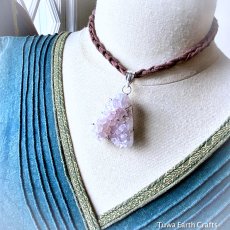 画像10: 会員様限定15％OFF♪  大ぶりビッグサイズ♪【浄化・癒し】1点物　アメシスト/アメジスト原石クラスター　ペンダントトップ*2月誕生石　紫水晶　鉱物　パワーストーン天然石　アクセサリー (10)