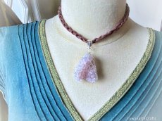 画像12: 会員様限定15％OFF♪  大ぶりビッグサイズ♪【浄化・癒し】1点物　アメシスト/アメジスト原石クラスター　ペンダントトップ*2月誕生石　紫水晶　鉱物　パワーストーン天然石　アクセサリー (12)