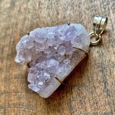 画像5: 会員様限定15％OFF♪  大ぶりビッグサイズ♪【浄化・癒し】1点物　アメシスト/アメジスト原石クラスター　ペンダントトップ*2月誕生石　紫水晶　鉱物　パワーストーン天然石　アクセサリー (5)