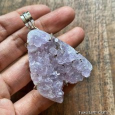 画像8: 会員様限定15％OFF♪  大ぶりビッグサイズ♪【浄化・癒し】1点物　アメシスト/アメジスト原石クラスター　ペンダントトップ*2月誕生石　紫水晶　鉱物　パワーストーン天然石　アクセサリー (8)
