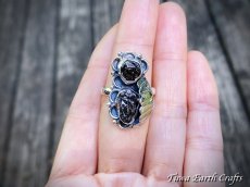 画像4: 【浄化・グラウンディング・自然治癒力アップ】高品質エリートシュンガイト（ノーブルシュンガイト）リング 指輪 13号　１点もの パワーストーン 天然石ヒーリングジュエリー　お守りアクセサリー スピリチュアル (4)