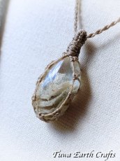 画像5: 【癒し・開運・自営業お守り】 高品質ホワイトガーデンファントムクォーツ ペンダント/ネックレス　庭園幻影水晶*シンプル*1点もの 天然石パワーストーン アクセサリー お守り マクラメ編みジュエリー　スピリチュアル (5)