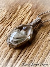 画像14: 【癒し・開運・自営業お守り】 高品質ホワイトガーデンファントムクォーツ ペンダント/ネックレス　庭園幻影水晶*シンプル*1点もの 天然石パワーストーン アクセサリー お守り マクラメ編みジュエリー　スピリチュアル (14)