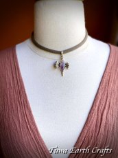画像6: 【運気・金運アップ・ヒーリング】虹入り♪ 高品質スーパーセブン/セイクリッドセブン（カコクセナイトinアメジスト）ペンダントトップ with 宝石質きらきらシトリン★1点ものヒーリングストーンお守りジュエリー天然石パワーストーンアクセサリー (6)