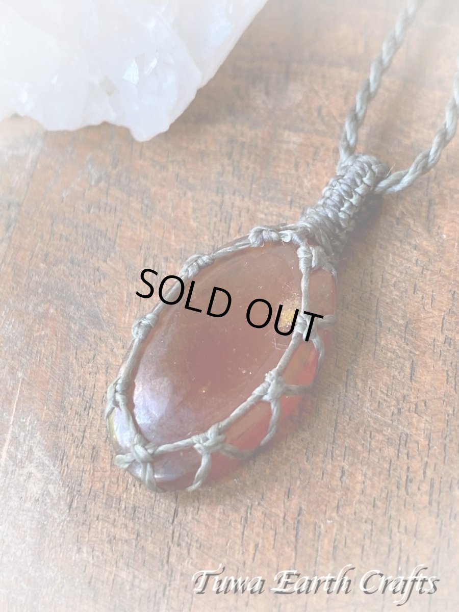 画像8: 【夢・目標の達成をサポート】ヘソナイト ガーネット シンプルネックレス ペンダント＊マクラメ 天然石パワーストーン アクセサリー ヒーリングお守りジュエリー　1月誕生石 (8)