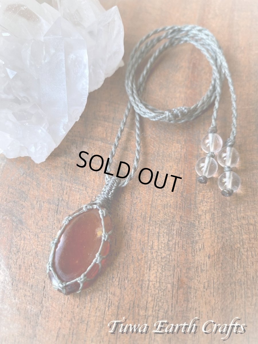 画像13: 【夢・目標の達成をサポート】ヘソナイト ガーネット シンプルネックレス ペンダント＊マクラメ 天然石パワーストーン アクセサリー ヒーリングお守りジュエリー　1月誕生石 (13)