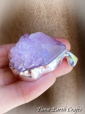 画像19: 【自信アップ・自己信頼】大ぶり 高品質スピリットクォーツ（精霊水晶) ペンダントトップ*カクタスアメシスト 1点物 原石 鉱物 パワーストーン天然石　お守りアクセサリー ヒーリングジュエリー スピリチュアル (19)