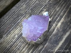 画像15: 【自信アップ・自己信頼】大ぶり 高品質スピリットクォーツ（精霊水晶) ペンダントトップ*カクタスアメシスト 1点物 原石 鉱物 パワーストーン天然石　お守りアクセサリー ヒーリングジュエリー スピリチュアル (15)